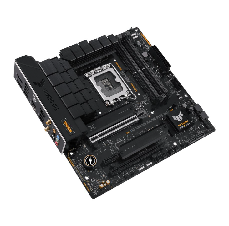 ASUS TUF GAMING B760M-PLUS WIFI (V2) Motherboard - Intel B760 - Intel LGA1700 socket - DDR5 RAM - Micro-ATX