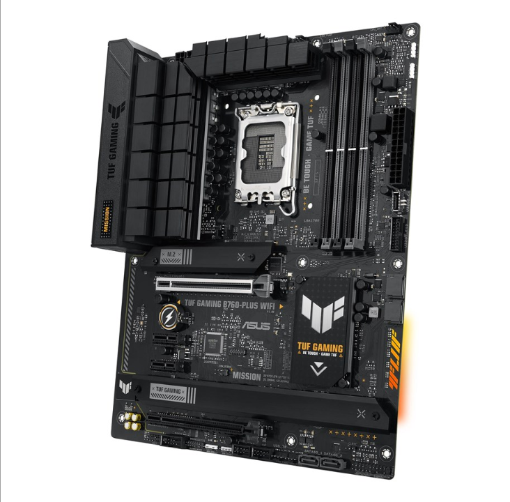 ASUS TUF GAMING B760-PLUS WIFI (V2) Motherboard - Intel B760 - Intel LGA1700 socket - DDR5 RAM - ATX