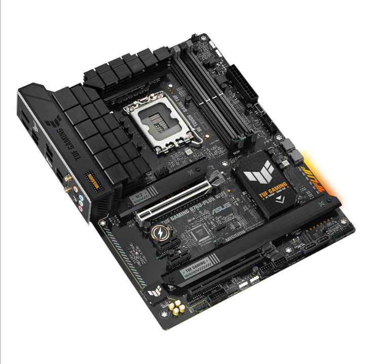 ASUS TUF GAMING B760-PLUS WIFI (V2) Motherboard - Intel B760 - Intel LGA1700 socket - DDR5 RAM - ATX