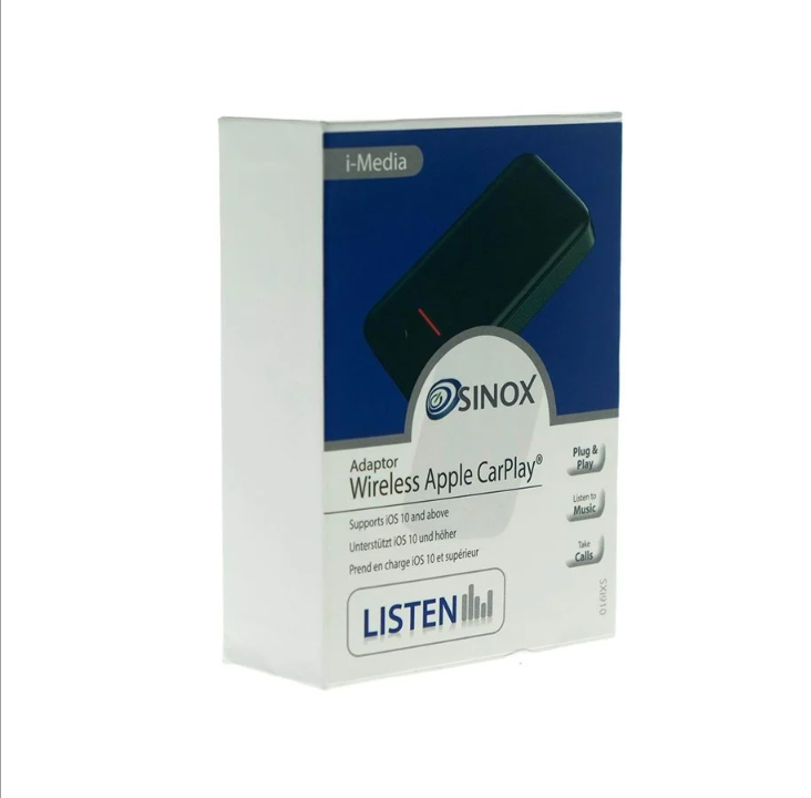 Sinox iMedia Wireless Appleâ¢ CarPlayÂ® Adapter