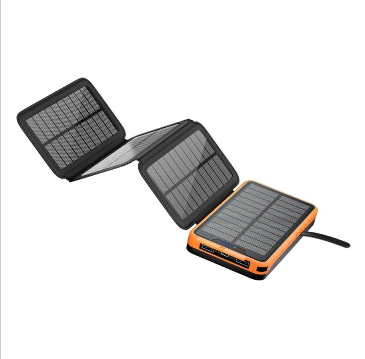 Lippa 20.000 mAh Solar Powerbank 1 x USB-C PD & 3 x USB-A Output PowerBank - 20000 Ah