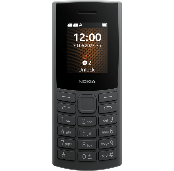 Nokia 105 4G (2023) - Charcoal