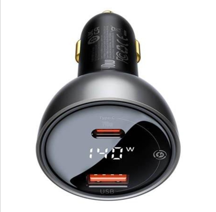 Baseus Car charger Superme USB USB-C 140W (black)