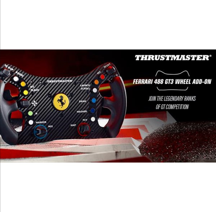 Thrustmaster FERRARI? 488 GT3 WHEEL ADD-ON - Wheel - Sony PlayStation 4