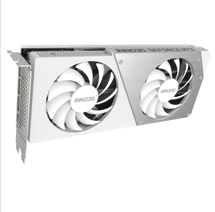 Inno3D GeForce RTX 4070 Twin X2 OC White Stealth - ذاكرة الوصول العشوائي GDDR6X بسعة 12 جيجابايت - بطاقة الرسومات