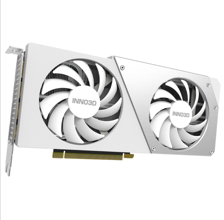 Inno3D GeForce RTX 4070 Twin X2 OC White Stealth - ذاكرة الوصول العشوائي GDDR6X بسعة 12 جيجابايت - بطاقة الرسومات