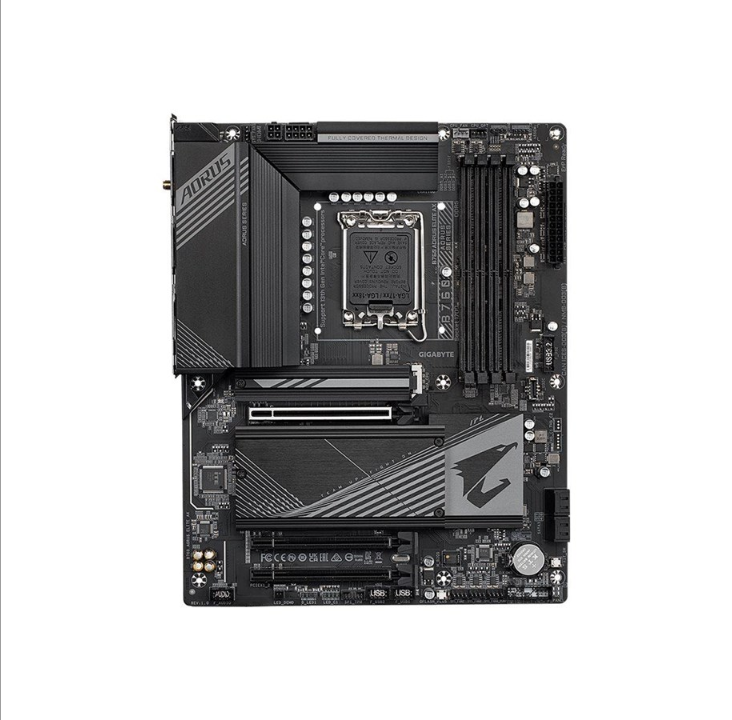 GIGABYTE AORUS B760 ELITE AX Motherboard - Intel B760 - Intel LGA1700 socket - DDR5 RAM - ATX