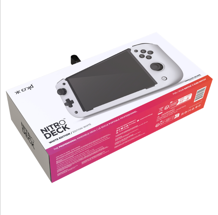 CRKD Nitro Deck White Edition - Gamepad - Nintendo Switch