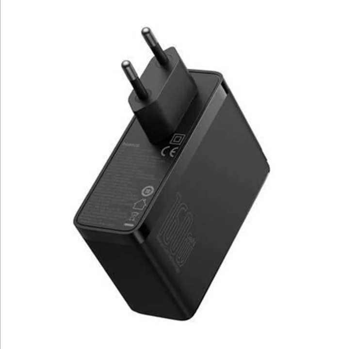 Baseus Wall charger GaN5 Pro 2xUSB-C + USB 160W (black)