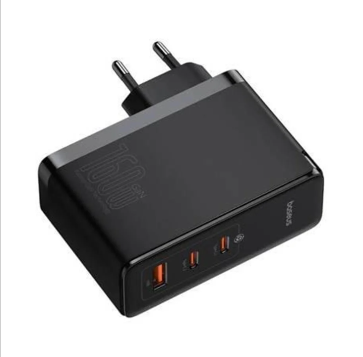 Baseus Wall charger GaN5 Pro 2xUSB-C + USB 160W (black)