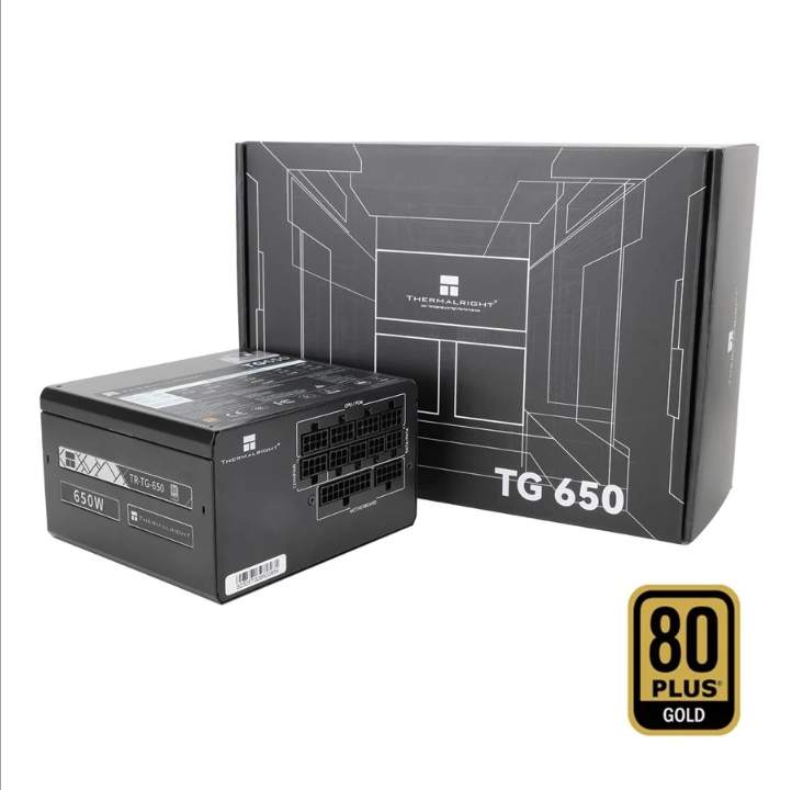 Thermalright TG (modular) Black - power supply - 650 Watt - 120 mm - 80 Plus Gold certificate