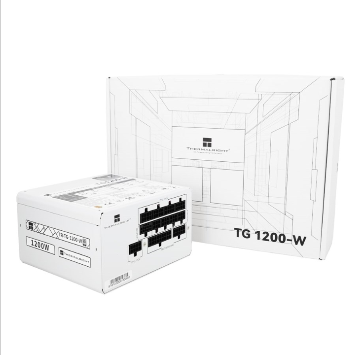 Thermalright TG (modular) White - power supply - 1200 Watt - 120 mm - 80 Plus Gold certificate