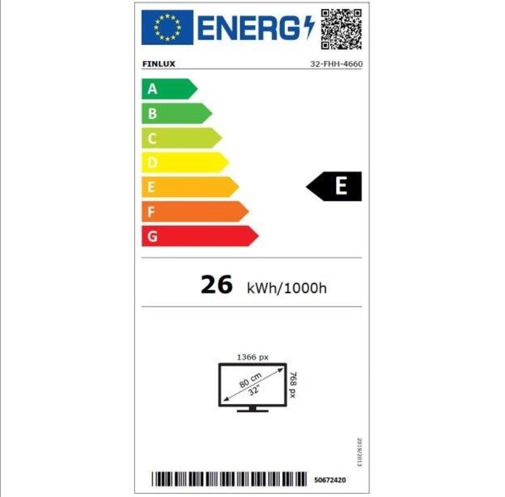 FINLUX 32" TV 32FHH4660 LED 720p