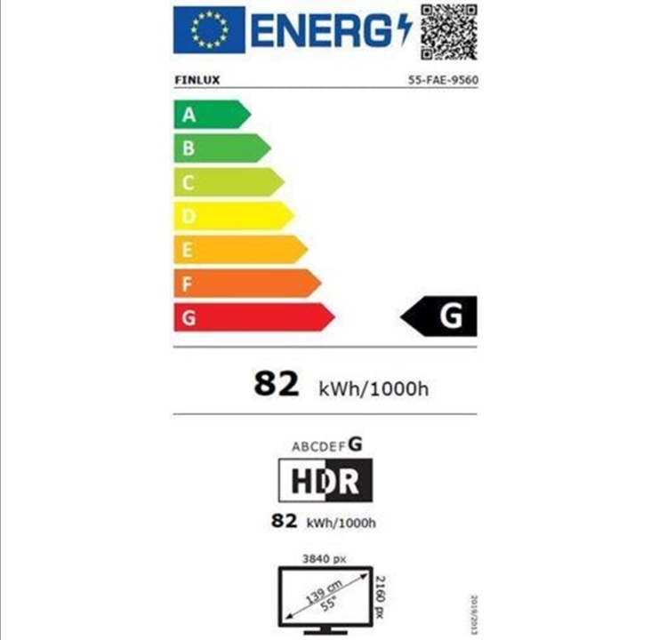 FINLUX 55" TV 55FAE9560 LED 4K