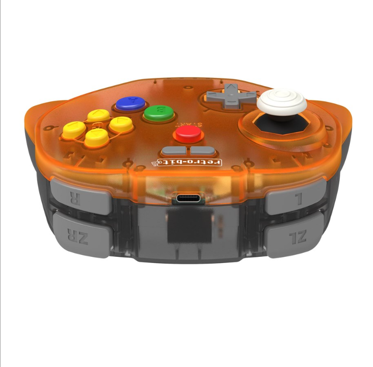 Retro-Bit Tribute 64 Wireless (Orange Hawk) - Gamepad - Nintendo 64