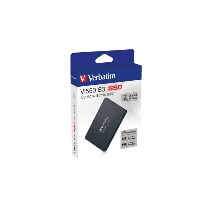 Verbatim Vi550 S3 SSD - 2TB - SATA-600 - 2.5"