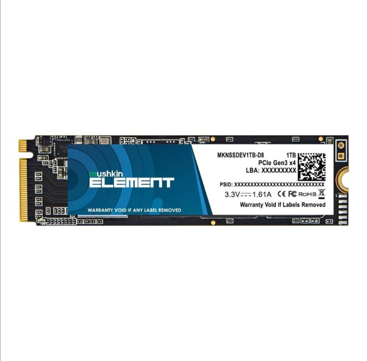 Mushkin ELEMENT - SSD - 1 TB - PCIe 3.0 x4 (NVMe)