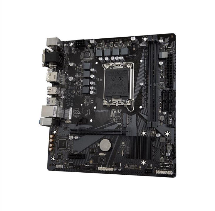 GIGABYTE H610M S2H V2 DDR4 Motherboard - Intel H610 - Intel LGA1700 socket - DDR4 RAM - Micro-ATX