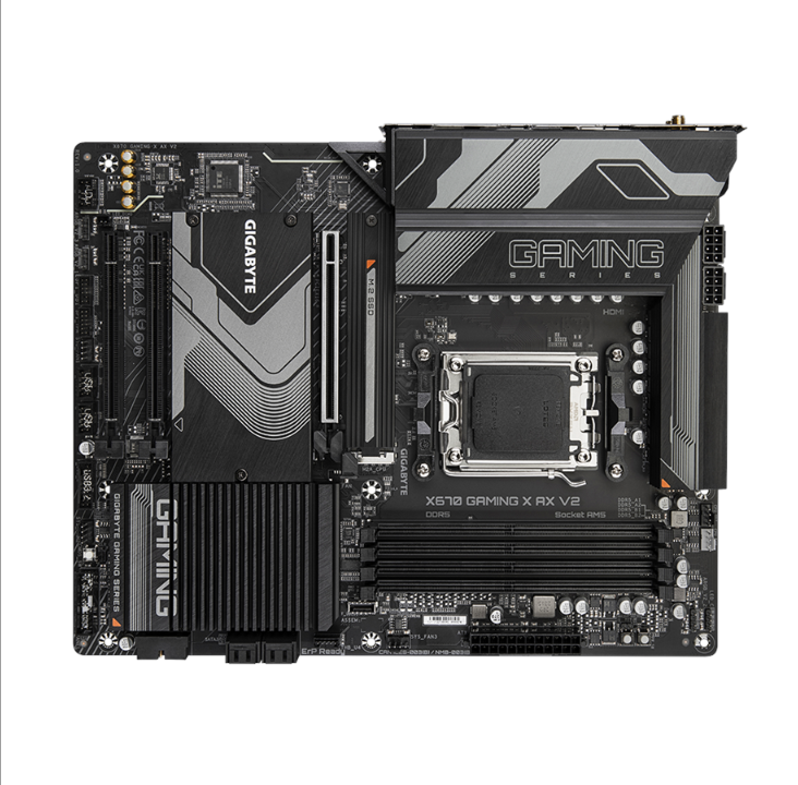 GIGABYTE X670 GAMING X AX V2 Motherboard - AMD X670 - AMD AM5 socket - DDR5 RAM - ATX