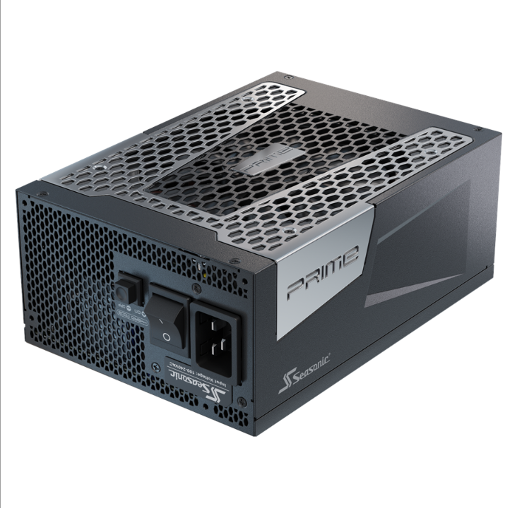 مزود طاقة Seasonic Prime PX 1600 ATX 3.0 - 1600 وات - 135 ملم - شهادة 80 بلس البلاتينية