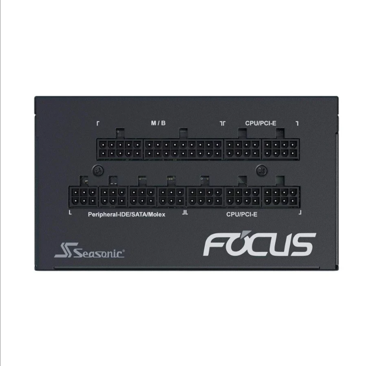 海韵 Focus GX 750 ATX 3.0 电源 - 750 瓦 - 120 毫米 - 80 Plus 金牌证书