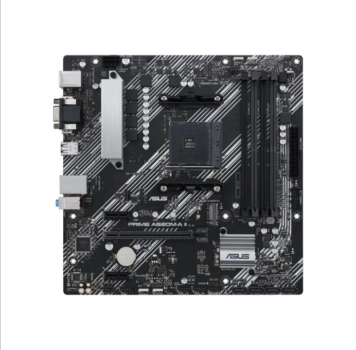 ASUS PRIME A520M-A II/CSM Motherboard - AMD A520 - AMD AM4 socket - Micro-ATX