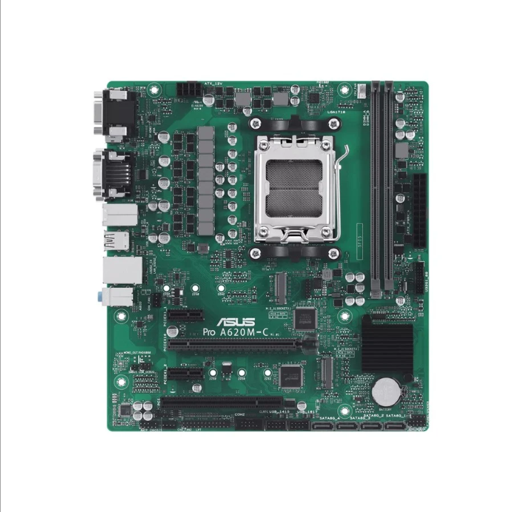 ASUS Pro A620M-C-CSM Motherboard - AMD B650 - AMD AM5 socket - DDR5 RAM - Micro-ATX