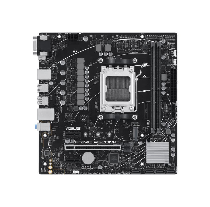 华硕 Prime A620M-E-CSM 主板 - AMD A620 - AMD AM5 插槽 - DDR5 RAM - Micro-ATX