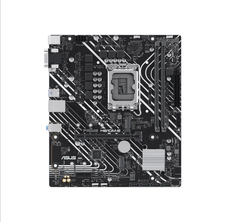 ASUS PRIME H610M-E-CSM Motherboard - Intel H610 - Intel LGA1700 socket - DDR5 RAM - Micro-ATX