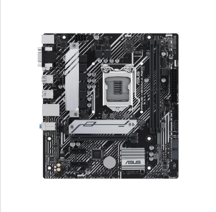 ASUS PRIME H510M-A R2.0 Motherboard - Intel H470 - Intel LGA1200 socket - DDR4 RAM - Micro-ATX