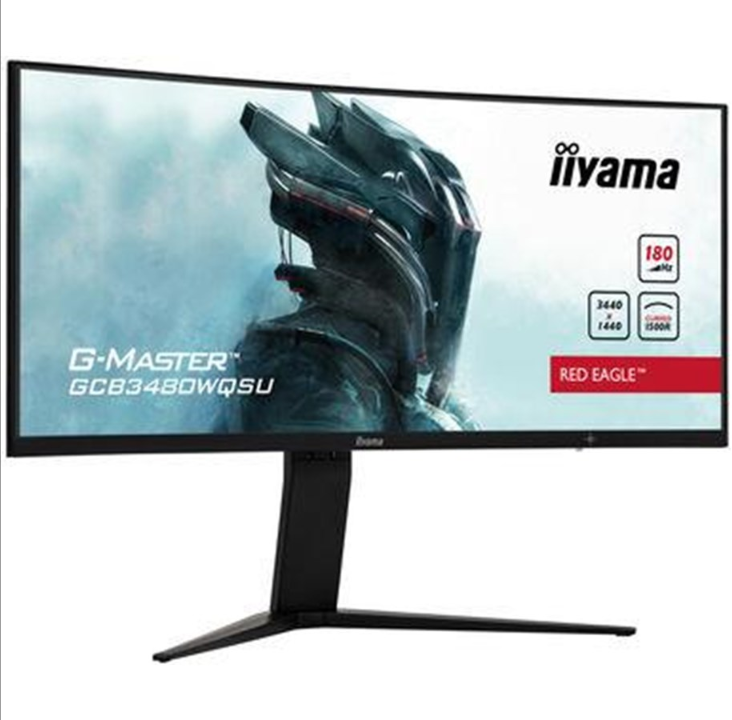 34" iiyama G-MASTER Red Eagle - 3440x1440 - 180Hz - VA - 1 ms - Screen