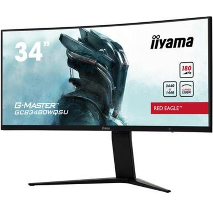 34" iiyama G-MASTER Red Eagle - 3440x1440 - 180Hz - VA - 1 ms - Screen