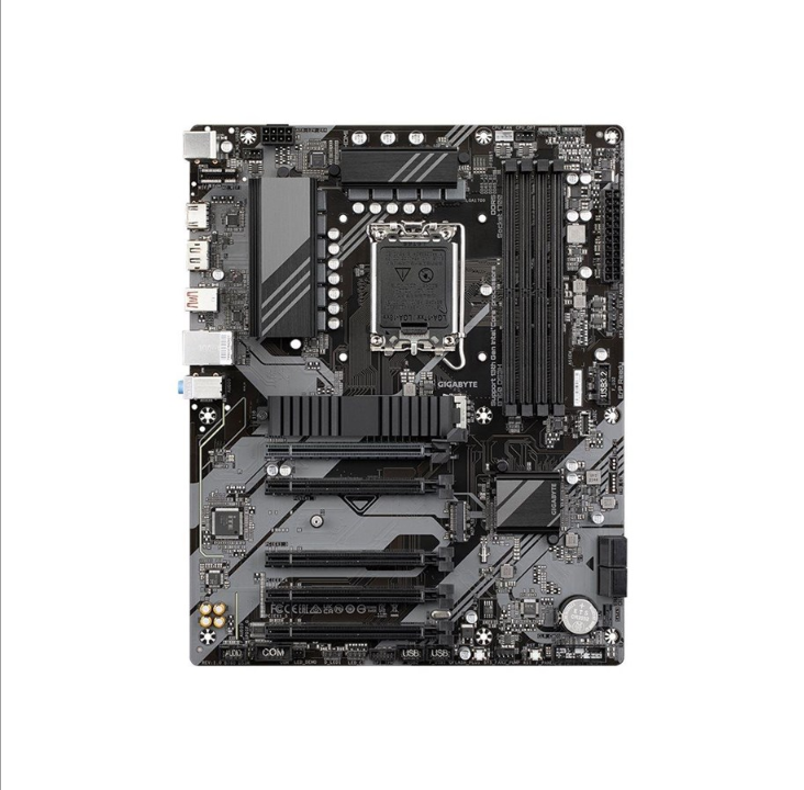 GIGABYTE B760 DS3H Motherboard - Intel B760 - Intel LGA1700 socket - DDR4 RAM - ATX