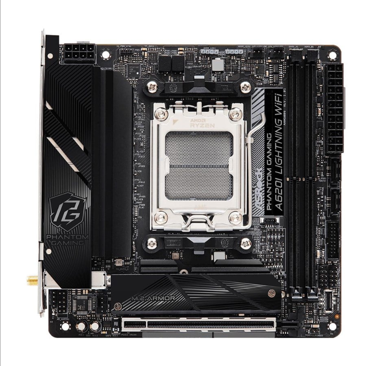 ASRock A620I LIGHTNING WIFI Motherboard - AMD A620 - AMD AM5 socket - DDR5 RAM - Mini-ITX