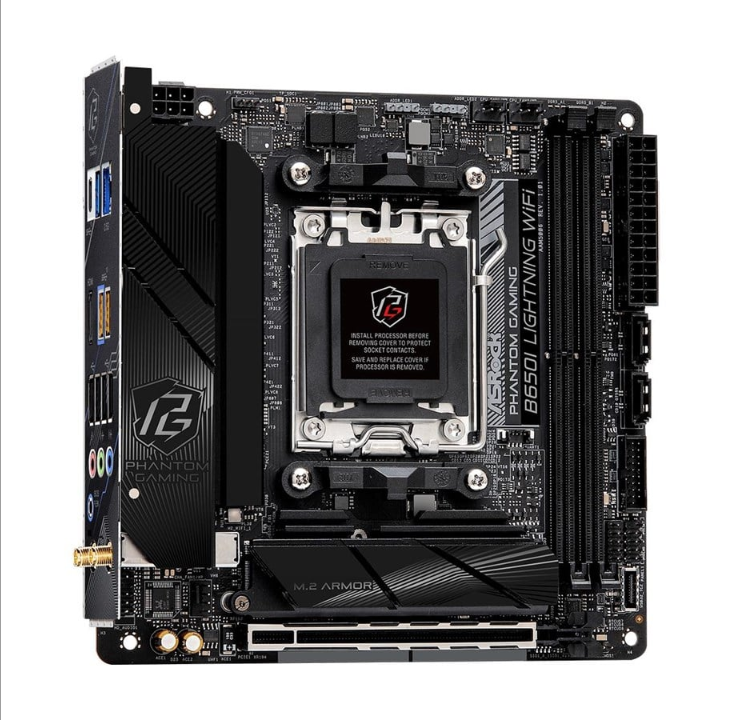 ASRock B650I LIGHTNING WIFI Motherboard - AMD B650 - AMD AM5 socket - DDR5 RAM - Mini-ITX