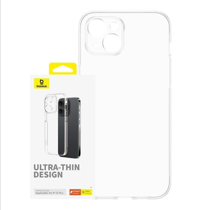 Baseus Phone Case for iPhone 15 Plus OS-Lucent Series (Clear)