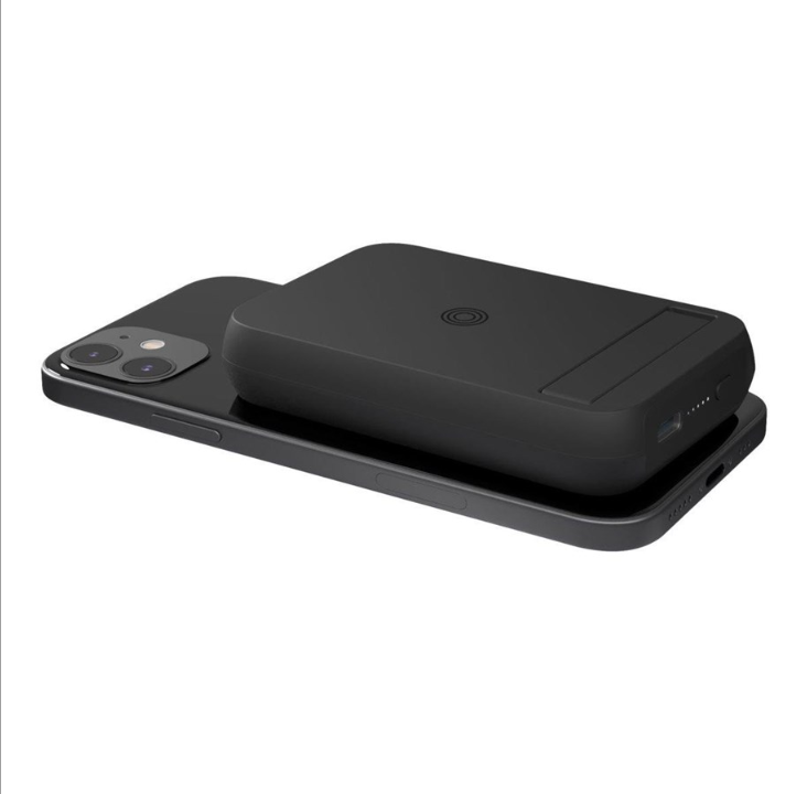 ZENS Magnetic Qi Powerbank One Side Qi PowerBank - Svart - 4000 mAh