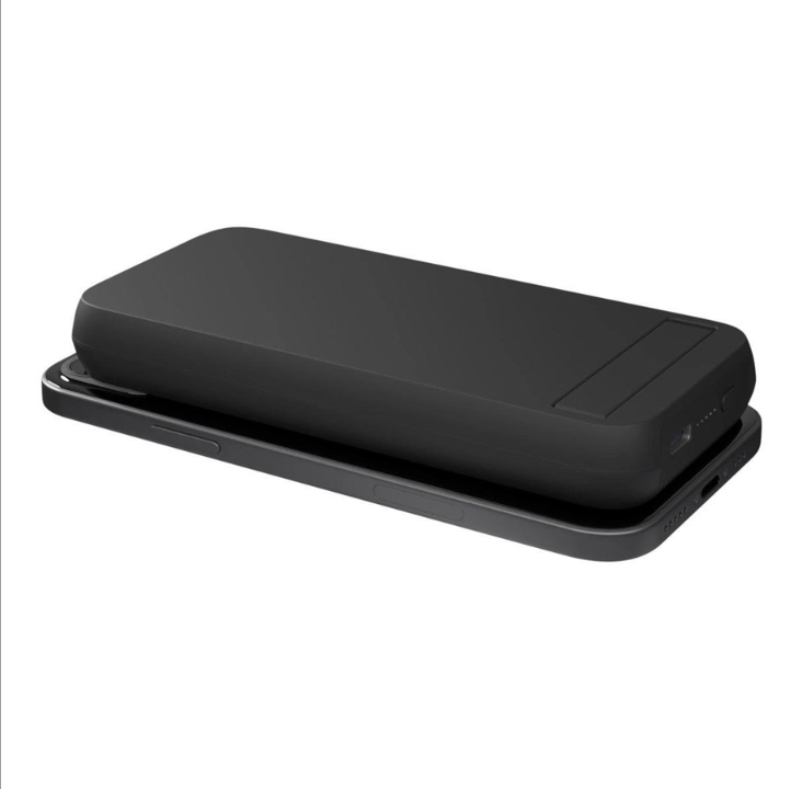 ZENS Magnetic Qi Powerbank One Side Qi PowerBank - Svart - 10000 mAh