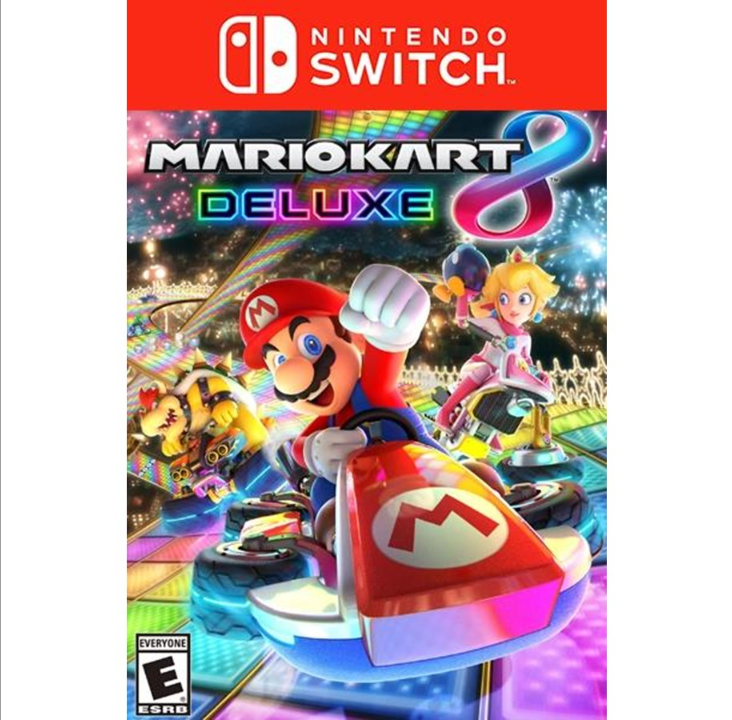 Nintendo Switch OLED (Neon Blue/Neon Red) Mario Kart 8 Deluxe