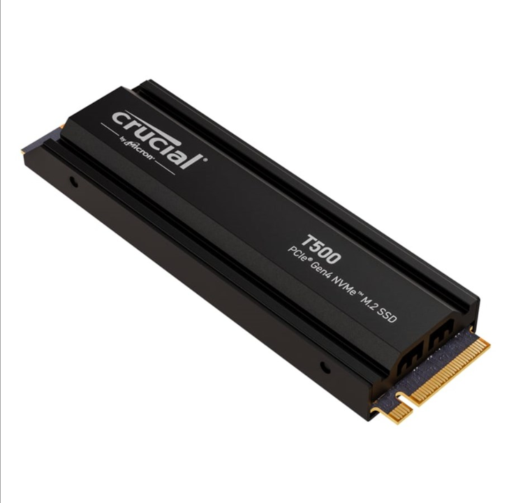 Crucial T500 SSD - 2 تيرابايت - مع موزع للحرارة - M.2 2280 - PCIe 4.0