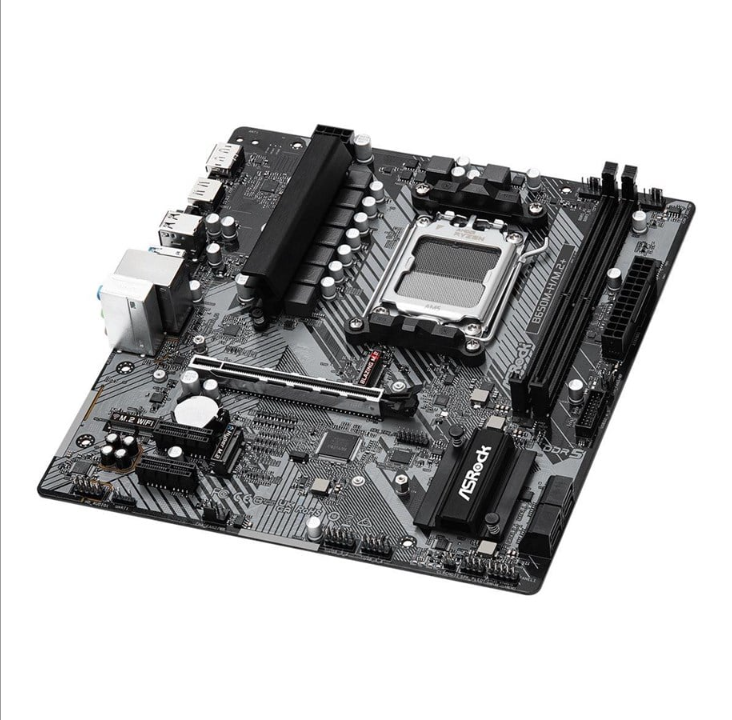 ASRock B650M-H/M.2+ - motherboard - micro ATX - Socket AM5 - AMD B650 Motherboard - AMD B650 - AMD AM5 socket - DDR5 RAM - Micro-ATX