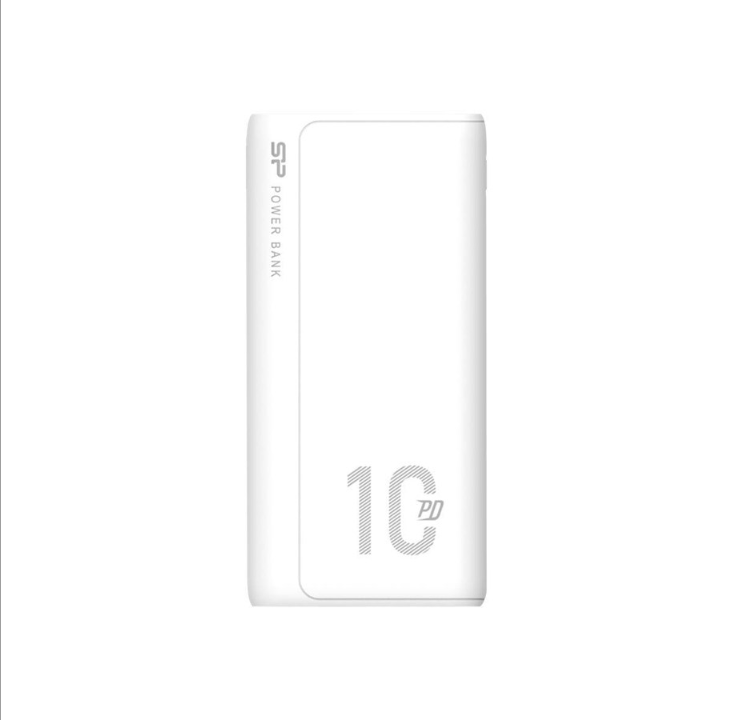 Silicon Power QP15 power bank - Li-pol - 2 x USB 24 pin USB-C - 18 Watt PowerBank - 10000 mAh