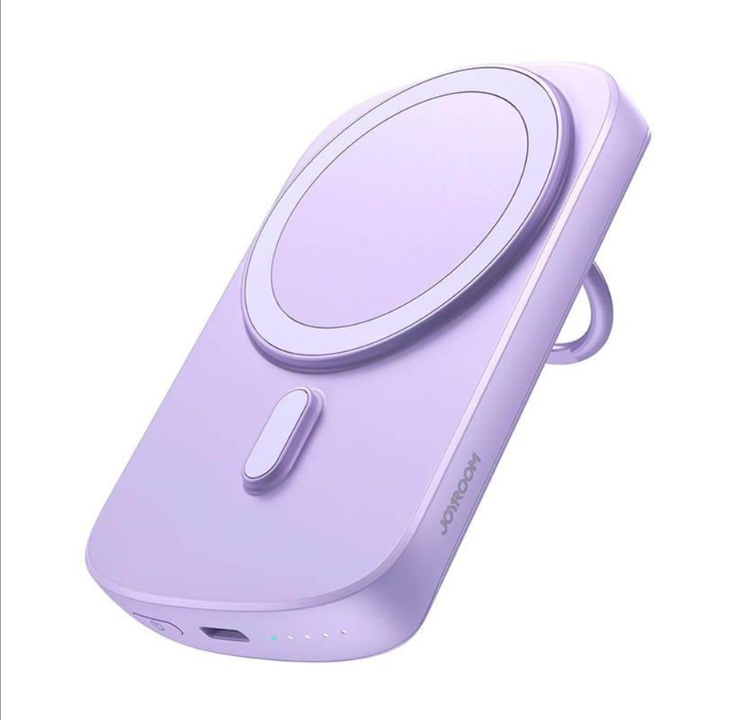 Joyroom Power Bank Ring Holder 20W 6000mAh JR-W030 (purple) PowerBank - Purple - 6000 mAh