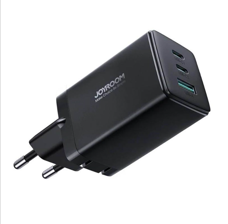 Joyroom Charger GaN Ultra 65W 2C1A Cable C-C TCG01 (black)