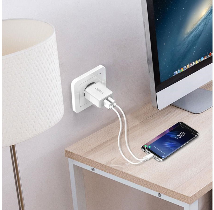 Choetech Power charger C0030 2A 2x USB (white)