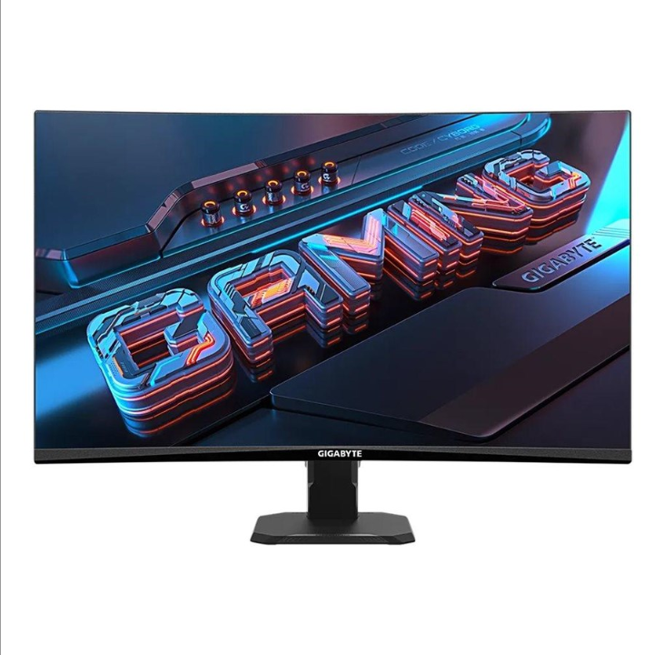 27" GIGABYTE GS27FC - LED monitor - curved - Full HD (1080p) - 27" - HDR - 1 ms - Screen