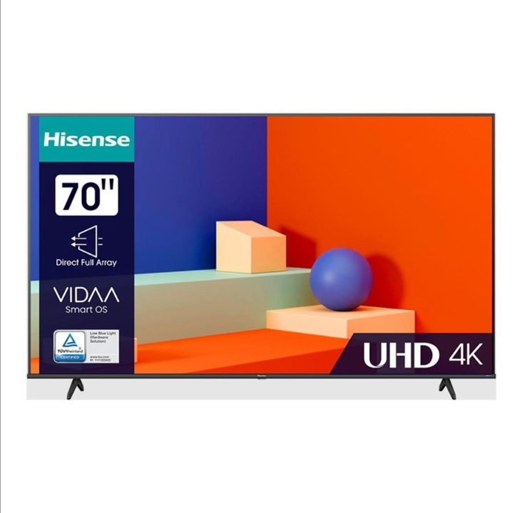 海信 70 英寸电视 70A6K LED 4K 电视