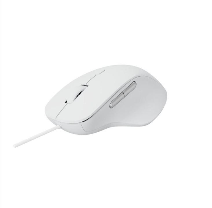 RAPOO Mouse N500 USB Wired Silent Optical White - Mouse - 6 buttons - White