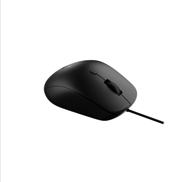 RAPOO Mouse N500 USB Wired Silent Optical Black - Mouse - 6 buttons - Black