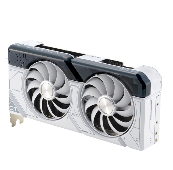 ASUS GeForce RTX 4070 SUPER DUAL أبيض - 12 جيجا بايت GDDR6X RAM - بطاقة الرسومات